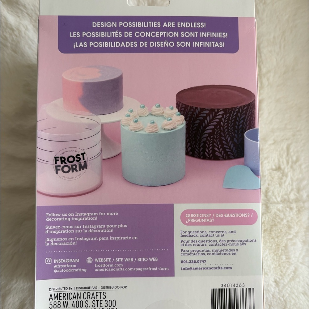 6” Frost Form Cake Decorating Kit - Picture 2 of 4